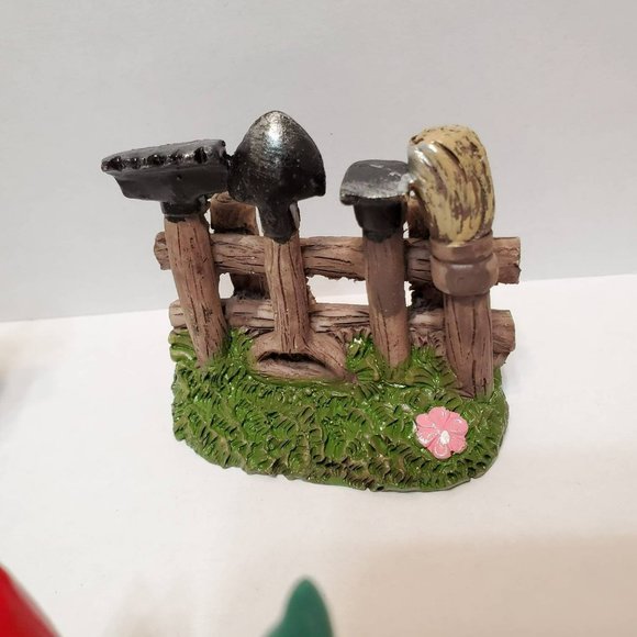 Garden Gnome Fairy Garden Set, Gnome House, Gnome Decor, Fairy Garden Decor - Picture 5 of 6